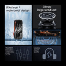 30W Bluetooth Speaker w/ Deep Bass, Strap, IPX6 Waterproof (BS08)