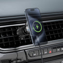 Qi2 15W Magnetic Wireless Charging Air Vent Phone Holder w/ Ice Cooling, Ambient Light (D40)