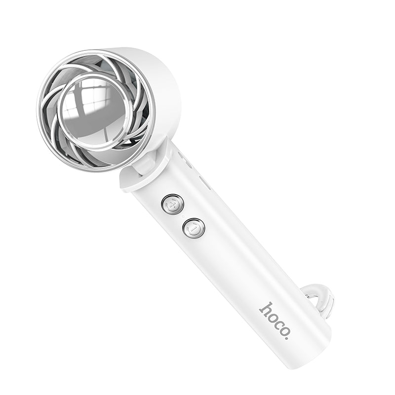Portable Multi-Functional Electric Fan w/ Handheld & Desktop Stand, 3 Speed Adjustable Airflow (HX61)