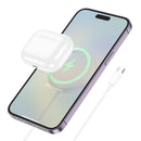 15W Magnetic 2 in 1 Wireless Charger (CW52)