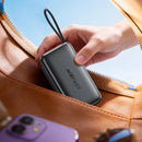 35W PD Fast Charging Power Bank with LED Battery Display, Retractable USB-C Cable, CCC Certification (10000mAh) (M32)