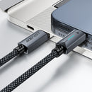 LED Illuminated Nylon Braided Aluminum Alloy Fast Charging Cable (C19)