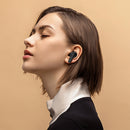 Premium TWS Earbud with Smart Screen, AI Smart ANC Noise Cancellation -35dB, IPX4 Waterproofing, 8 Hours (W6)