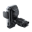 15W Auto-Alignment Automatic Clamping Wireless Charging Phone Holder for Air Vent (D52)