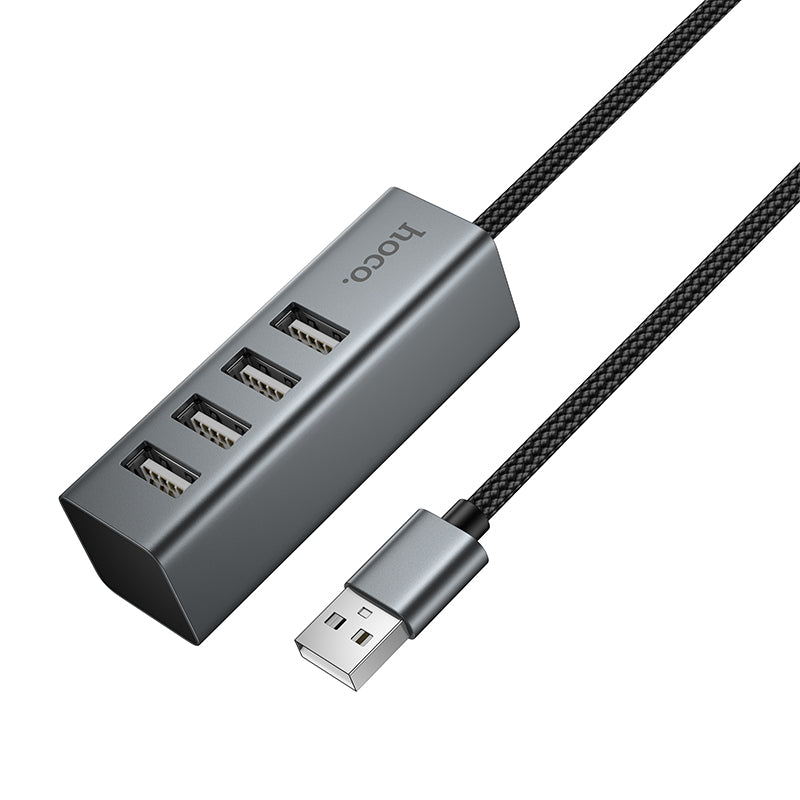 USB-A to 4x USB-A 4 in 1 USB Expansion Hub, 1.0M Wire, USB 2.0, 480MB PS (HB1A)