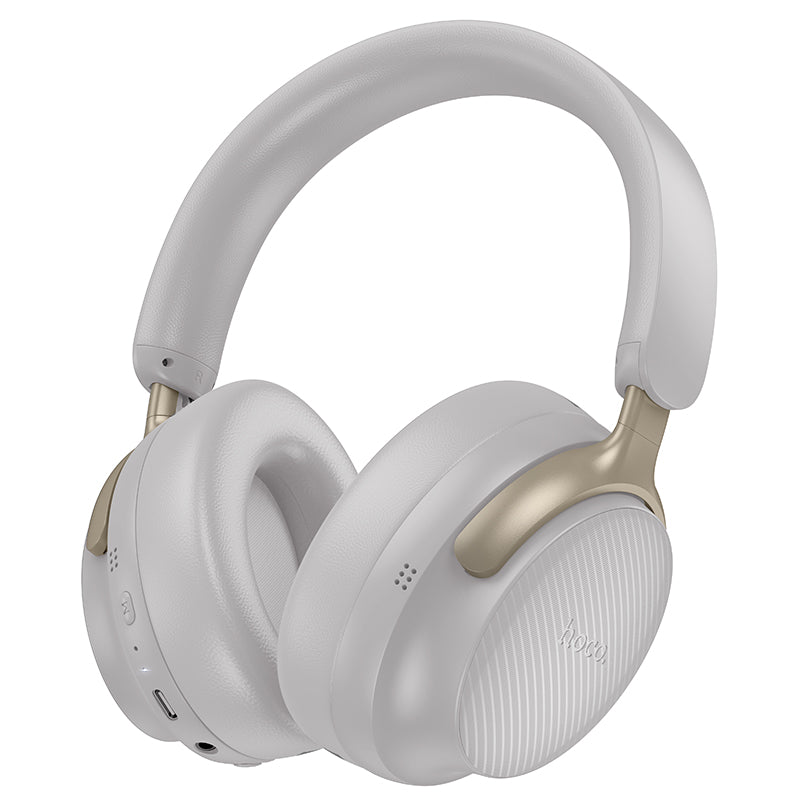 Premium Bluetooth Headset w/ 90 Hours, ANC Noise Cancelling, Light Weight Comfort Fit (W53 Plus)