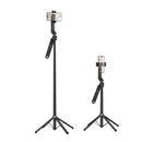 Automatic Face Tracking Selfie Stick with 1.81m Quadpod, Camera Mount, 360' Rotation, Gimbal Stablizer, AI Hand Gesture Recognition, AI Smart Follow Up (K32)