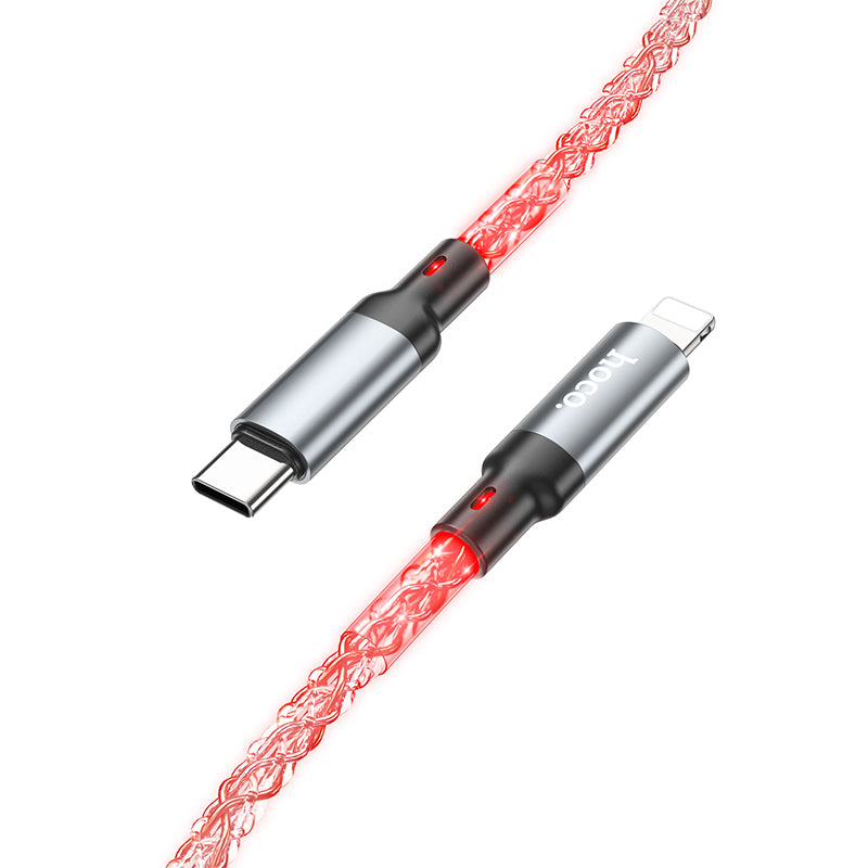 Colorful LED USB Cable - Lightning to Type C (U112)