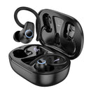 Wireless TWS Earbud w/ Battery % Display, Ear Hook (EQ8)