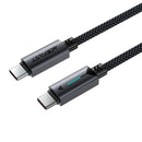 LED Illuminated Nylon Braided Aluminum Alloy Fast Charging Cable (C19)
