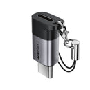 Premium Nylon Braided Lightning to USB-C Adapter | 60W Fast Charging & Data Sync Dongle (J19)