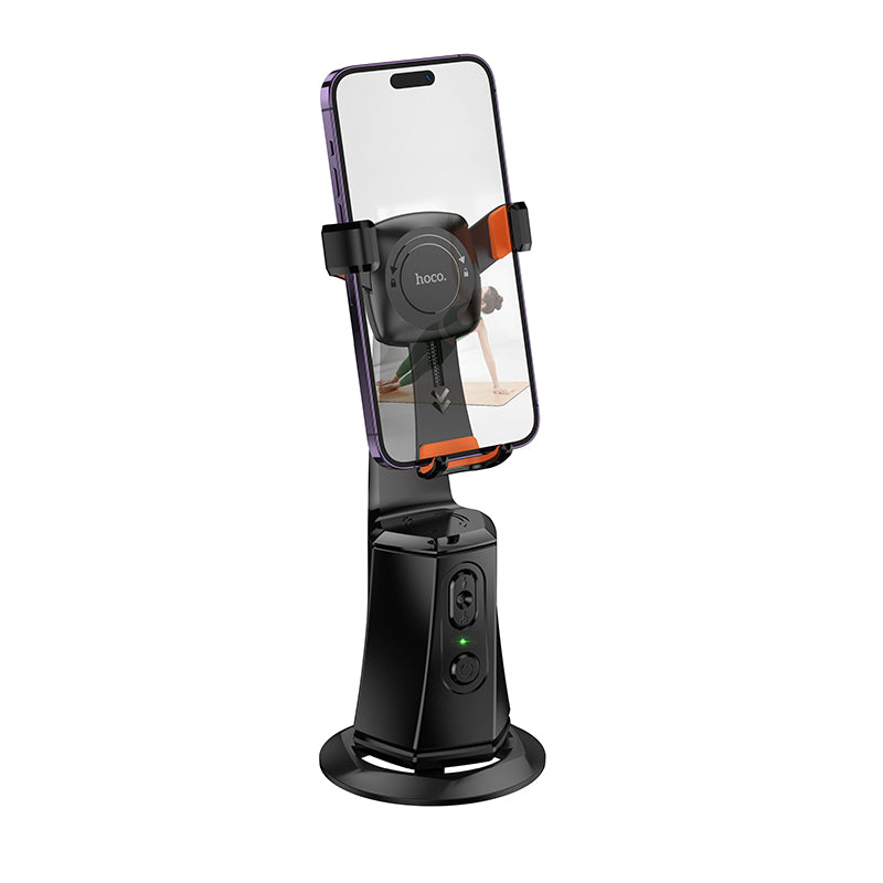 Automatic Face Tracking Selfie Dock with 360' Rotation, 7M Reaction Range, AI Hand Gesture Recognition, AI Smart Follow Up (K26)