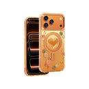 Keephone Peachy Premium 3D Diamond Heart Case | MagSafe Compatible | iPhone 17 Series (PEACHY)