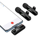 Dual Wireless Digital Microphone w/ USB-C Connector + Lightning Adaptor, DSP Noise Cancellation (L20A)