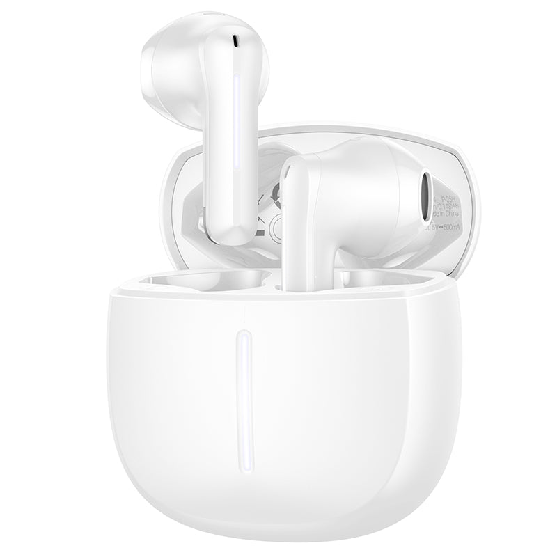 Comfortable Semi-In-Ear TWS Earbuds with 7 Hours, Hoco Music App (EQ33)