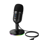 Desktop Omni-Directional Microphone with RGB Light (L25)