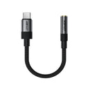 Premium Nylon Braided USB-C to 3.5mm Aux Audio Adaptor (J12)