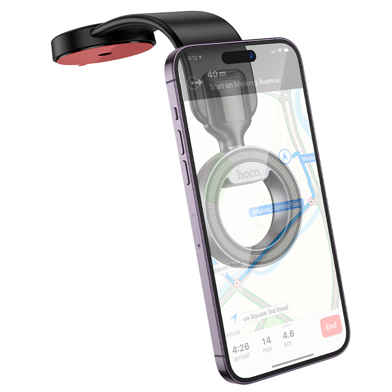 Magnetic Dashboard Phone Holder w/ Memory Alloy, 360 Rotation, Ring Magnet (H71)