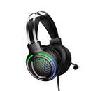 Premium Wired Gaming Headset with LED Light, Omnidirectional Microphone, 50mm Drivers (W117)