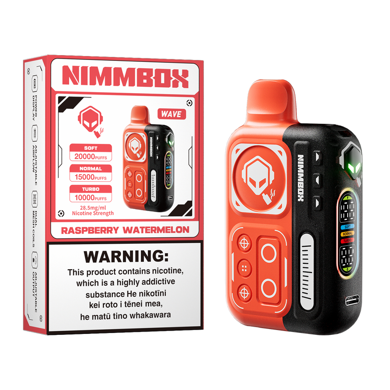 Nimmbox Wave Kit with Three Smart Modes & Up to 20000 Puffs - Grape