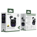 Premium TWS Earbud with Smart Screen, AI Smart ANC Noise Cancellation -35dB, IPX4 Waterproofing, 8 Hours (W6)