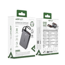 22.5W PD+QC Power Bank with Battery % Display, Detachable Cable, CCC Certification (20000mAh) (M29)