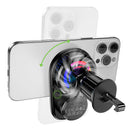 15W Magnetic Wireless Charging Air Vent Phone Holder with Active Cooling (HW36)