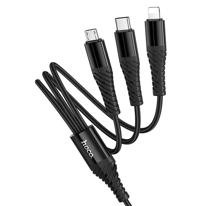 6-in-1 Nylon Braided Universal Multi-Charging Cable (X123)