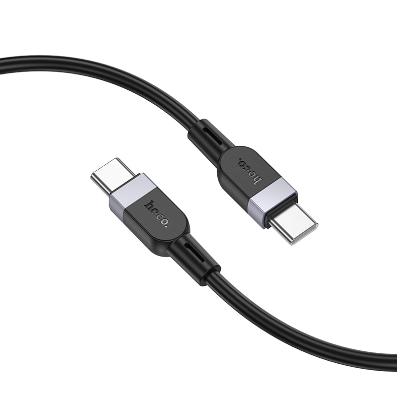 60W PD Silicon Super Fast Charging Cable - USB C to USB C (X109) 3 Meter