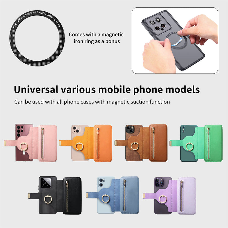 Universal Magnetic Detachable Flip Wallet Case (FLP)