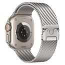 Metallic Watch Strap with Umbrella Buckle for Apple Watch (WA33)