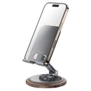 Carbon Steel Foldable 360° Rotatable Desktop Stand for Phone & Tablet (DH25)