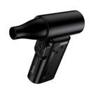 Portable High-Power Fan with 130,000 RPM Ultra-High Speed, Rechargeable Turbo Fan with Digital Display, 3x Air Nozzle (HX68)