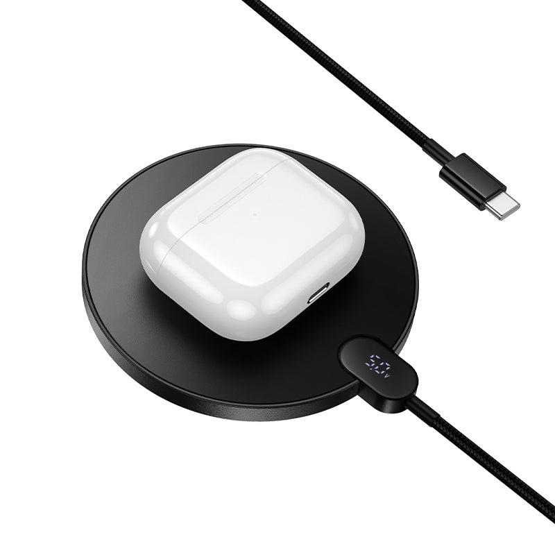 15W Ultra Thin 2 in 1 Wireless Charger w/ LED Charge Status Display (CW62)
