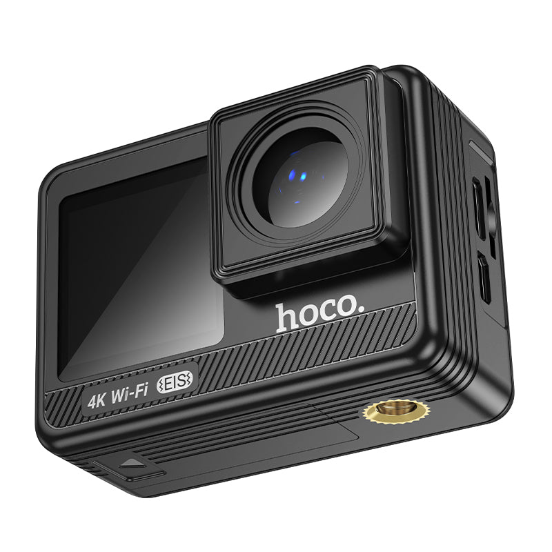 4K 2160P/60FPS Sports Camera w/ 12MP EIS Stabilization Anti Shake, 30M Waterproof, Front & Back Dual Screen (DV102)