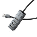 USB-A to 4x USB-A 4 in 1 USB Expansion Hub, 1.0M Wire, USB 2.0, 480MB PS (HB1A)