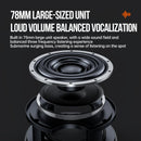 30W Bluetooth Speaker w/ Deep Bass, Strap, IPX6 Waterproof (BS08)