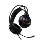 Premium Light-Weight Wired Gaming Headset with LED Light, Omnidirectional Microphone, 40mm Drivers (W118)