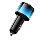 24W 4-Ports Fast Car Charger with 2x USB-C, 2x USB-A, LED Ambient Light (Z69)