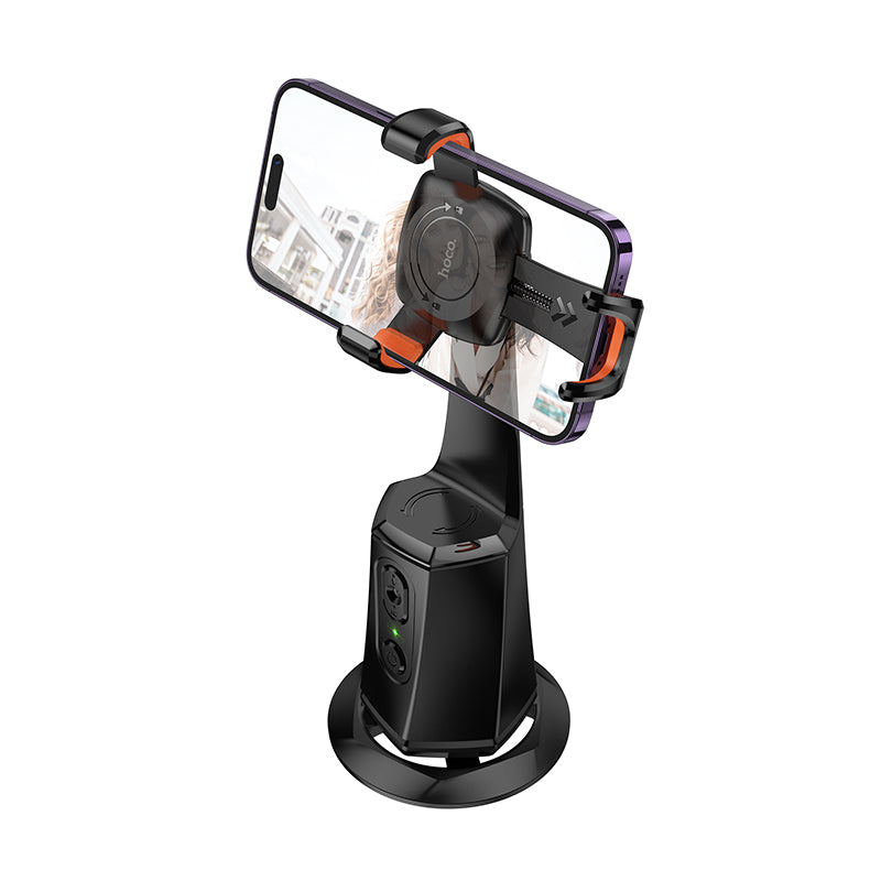 Automatic Face Tracking Selfie Dock with 360' Rotation, 7M Reaction Range, AI Hand Gesture Recognition, AI Smart Follow Up (K26)