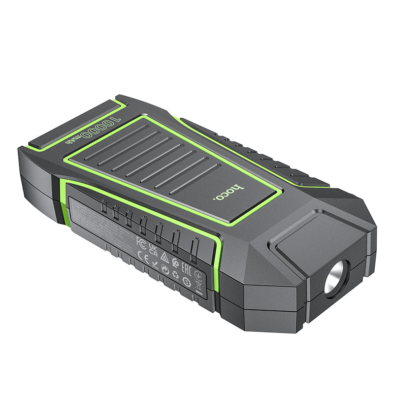 Portable Smart Car Jump Starter Power Bank w/ LED Light (10000mAh) (QS1)