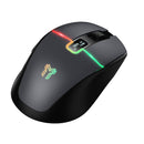 Premium Gaming Mouse with LED Display, Wired & Wireless Modes, 12000 DPI, RGB Light (GM651)