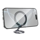 Double-Sided Magnetic Phone Ring Holder | Ultra-Slim Aluminum MagSafe Grip & Multi-Angle Double Ring Kickstand (GH9)
