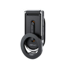 Premium Magnetic Phone Holder for Windshield & Dashboard w/ Ring Shape N52 Strong Magnet, Multi Way Adjustable (D54)