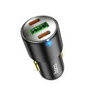 45W 3 Ports PD+QC (USB A & C x 2) Super Fast Car Charger (NZ6)