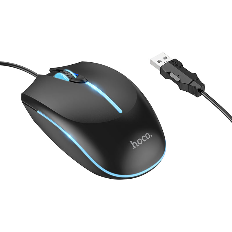 Wired Gaming Mouse w/ 2400 DPI, LED Light (GM37)