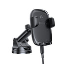 15W Wireless Charging Phone Holder for Windshield / Dashboard (D49)