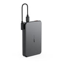 Magnetic 22.5W PD+QC Wireless Charging Power Bank with LED Battery Display, 16mm Ultra Thin, Detachable Cable, CCC Certification (10000mAh) (M31)