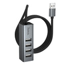 USB-A to 4x USB-A 4 in 1 USB Expansion Hub, 1.0M Wire, USB 2.0, 480MB PS (HB1A)