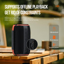 15W Bluetooth Speaker w/ LED Ring Light, IPX6 Waterproof (BS07)